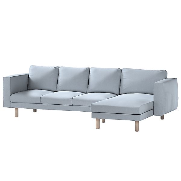 Bezug für Norsborg 4-Sitzer Sofa mit Recamiere, steingrau, Norsborg Bezug f günstig online kaufen