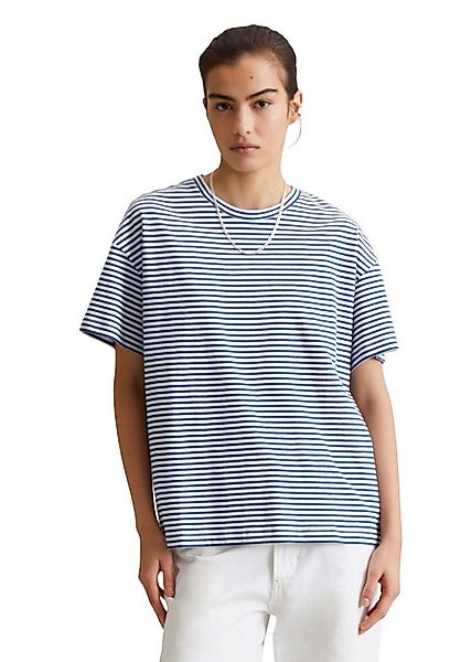 Marc O'Polo DENIM T-Shirt geringelt, Rundhals, relaxed fit günstig online kaufen