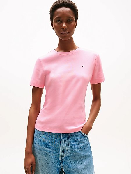Tommy Hilfiger T-Shirt "SLIM CODY C-NK SS", mit Logostickerei günstig online kaufen