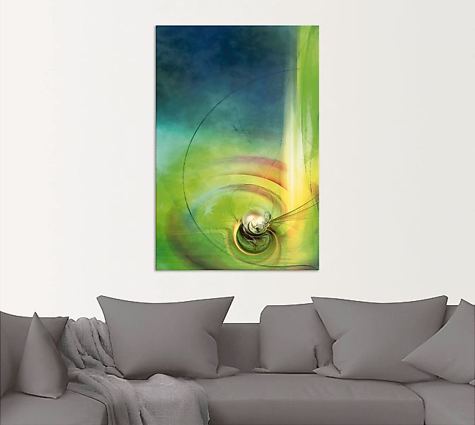 Artland Wandbild "Abstraktes Spiel CB" Muster 1 Stk. tlg. als Alubild, Outd günstig online kaufen