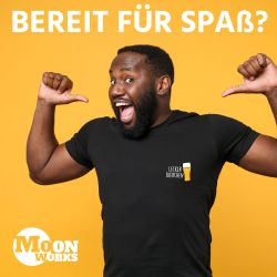 MoonWorks Print-Shirt Herren T-Shirt Lecker Bierchen günstig online kaufen
