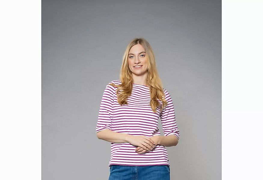 Feuervogl 3/4-Arm-Shirt fv-Ali:na, Shirt, Round neck, ¾ sleeve, striped Run günstig online kaufen