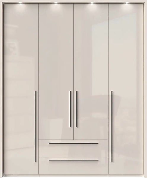 Places of Style Drehtürenschrank "Piano", weiß, verschiedene Breiten mit 2 günstig online kaufen