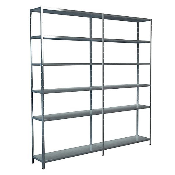 Schulte Steck-Grund-/Anbauregal 230 cm x 220 cm x 35 cm Verzinkt günstig online kaufen