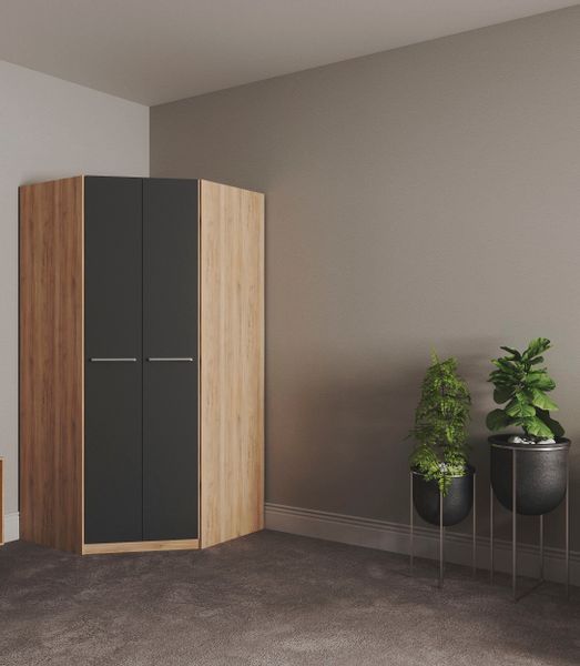 priess Eckkleiderschrank "Barcelona Kleiderschrank Ecklösung Raumwunder" in günstig online kaufen