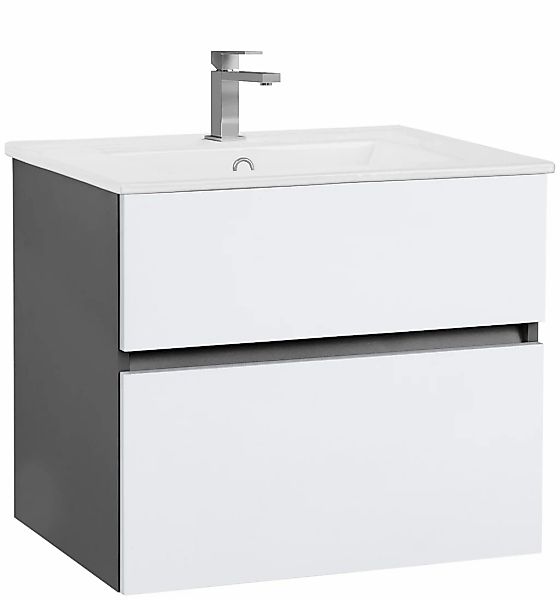 Home affaire Waschtisch "Wisla, Waschplatz, Badezimmerschrank" Set, Waschti günstig online kaufen