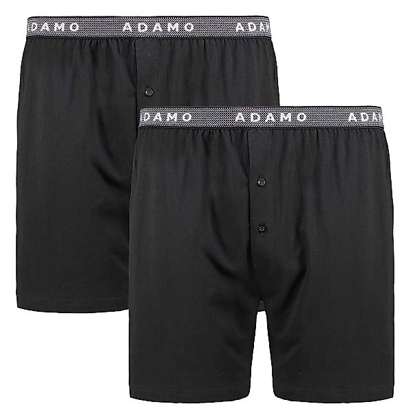 ADAMO Doppelpack Boxershorts mit Elasthan Farbe schwarz Größe: 10 günstig online kaufen