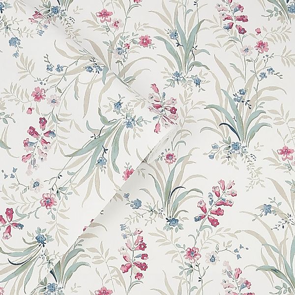 LAURA ASHLEY Vliestapete Mosedale Posy, glatt, günstig online kaufen