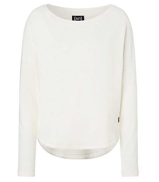 SUPER.NATURAL Langarmshirt Everyday Crew (Merino-Mix) weiss günstig online kaufen