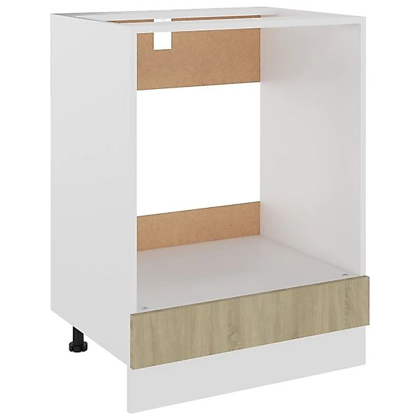 Herdumbauschrank Sonoma-eiche 60x46x81,5 Cm Spanplatte günstig online kaufen