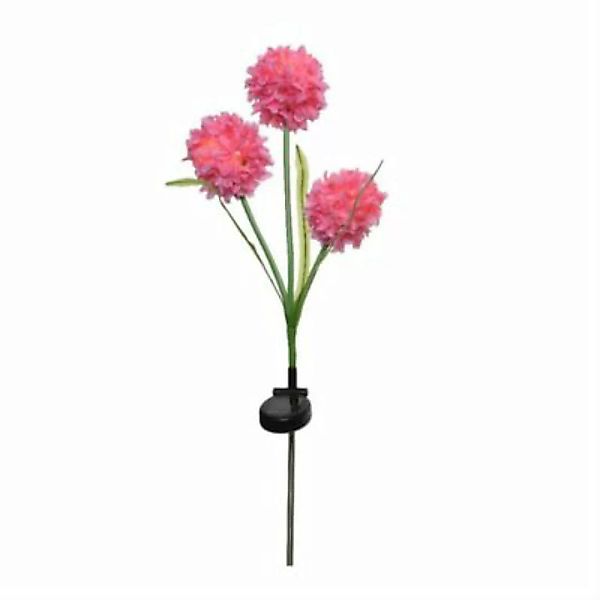 MARELIDA LED Solar Gartenstecker Blume H: 70cm rosa günstig online kaufen