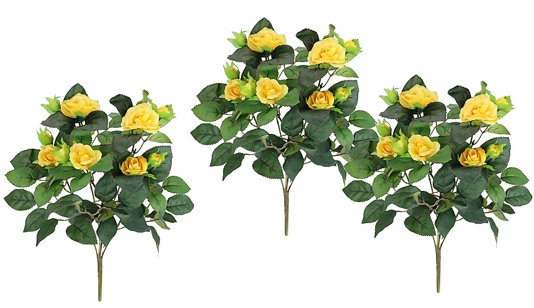 Kunstblume Künstlicher Rosenbusch, I.GE.A., Höhe 34 günstig online kaufen