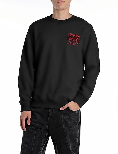 Replay Sweatshirt mit Stickerei auf der günstig online kaufen