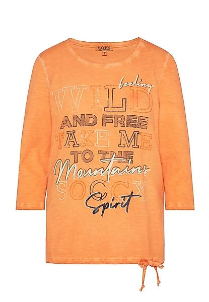 SOCCX T-Shirt T-Shirt WANDERLUST Shirt mit günstig online kaufen