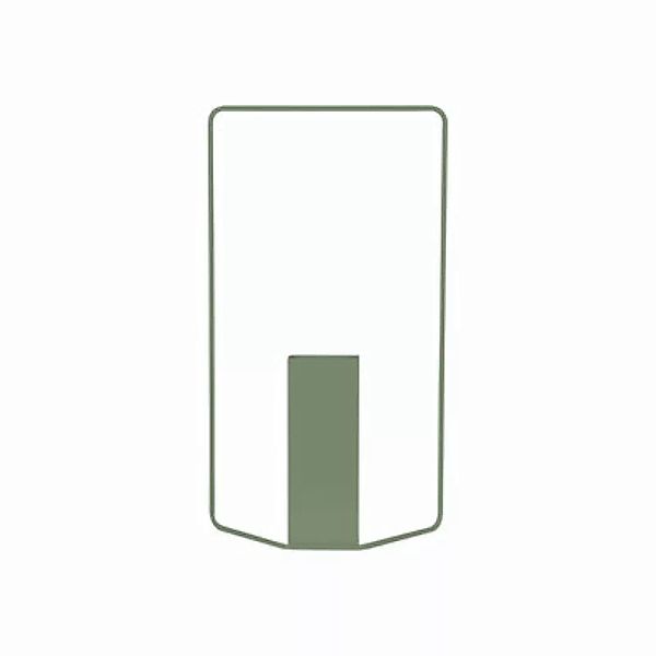 Vase Itac metall grün / Rechteckig - L 34 x H 62 cm - Fermob - Grün günstig online kaufen