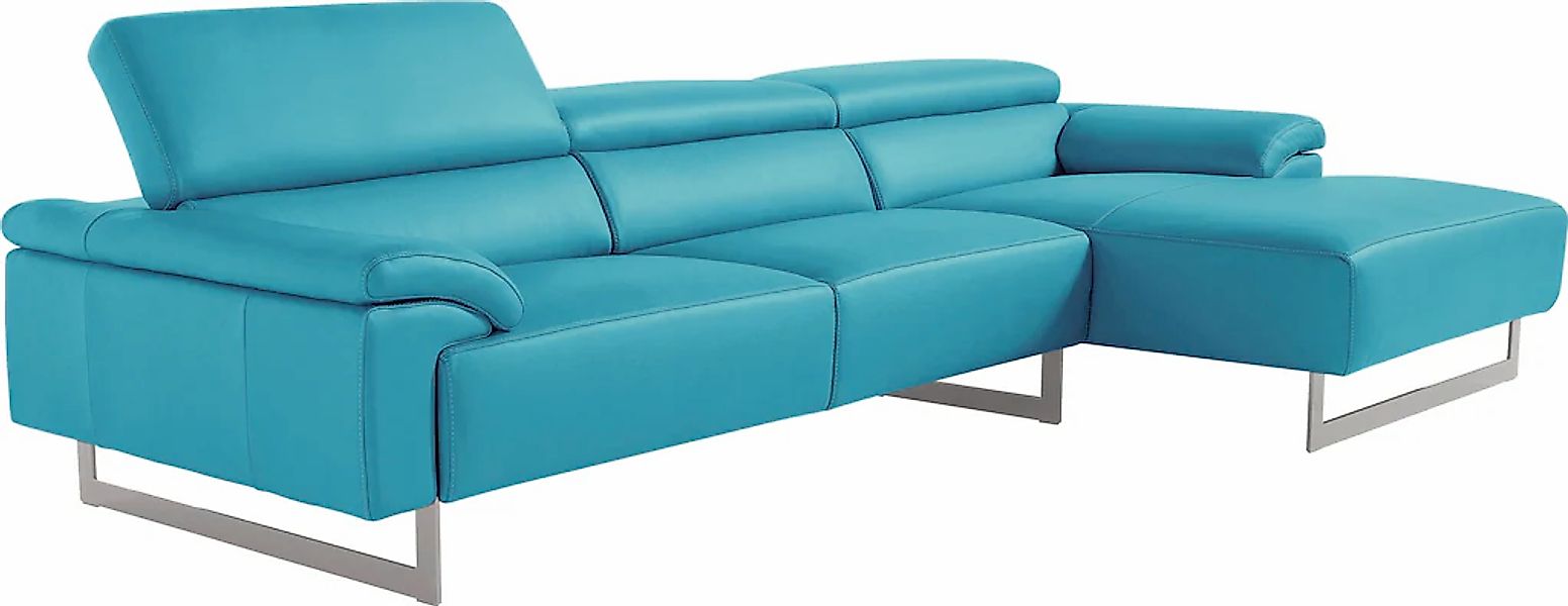 Egoitaliano Ecksofa "Malika, edel und bequem, Designsofa mit hochwertigen B günstig online kaufen