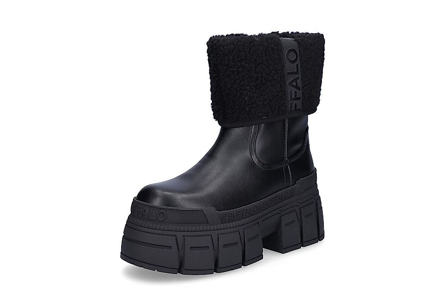 Buffalo Buffalo Damen Boot Gospher Fold schwarz Ankleboots günstig online kaufen