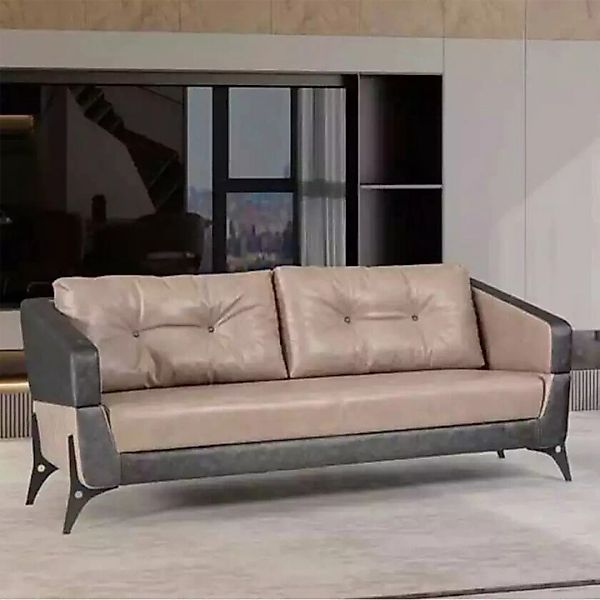 JVmoebel Sofa Dreisitzer Sofa Luxus Möbel Arbeitszimmer Polster Stoff Bürom günstig online kaufen