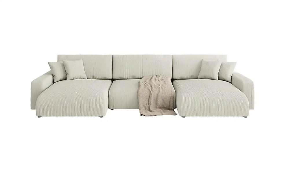 S-STYLE Wohnlandschaft  Emma ¦ beige ¦ Maße (cm): B: 332 H: 78 Polstermöbel günstig online kaufen