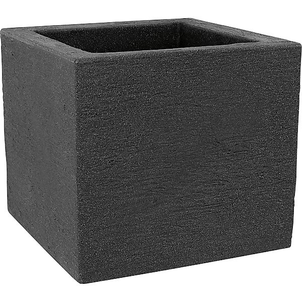 Geli Pflanzkübel Geli Pflanztopf Kubus 30 x 30 x 26 cm anthrazit günstig online kaufen
