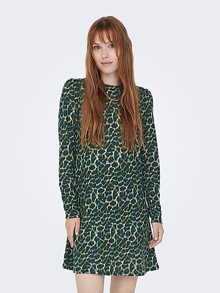 ONLY A-linien Kleid Mit Langen Ärmeln Damen Grün günstig online kaufen