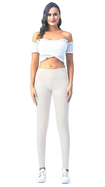 cofi1453 Leggings Leggings Hose Leggins Leder-Optik günstig online kaufen