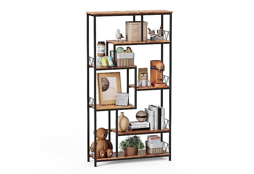 Bealife Bücherregal,6 Etagen, freistehendes Regal für Wohnzimmer, Büro,180x günstig online kaufen