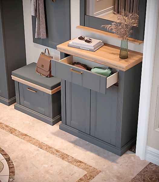 OTTO home Schuhschrank "Tara" (H/B/T): 51/65/38cm, Hochwertig UV lackiertes günstig online kaufen