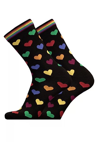 UphillSport Socken "RAINBOW HEARTS 2er Pack", (2 Paar), mit niedlichen Herz günstig online kaufen