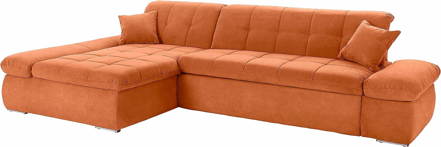 DOMO collection Ecksofa »NMoric XXL, B/T/H: 300/172/80cm, L-Form« wahlweise günstig online kaufen