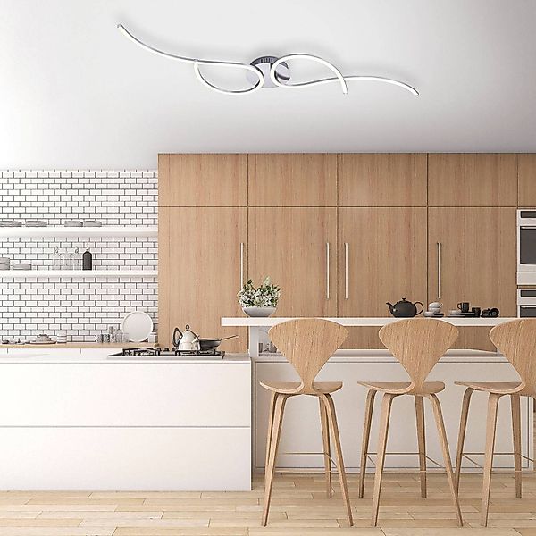 JUST LIGHT LED Deckenleuchte »TYLER«, 2 flammig, Leuchtmittel LED-Board   L günstig online kaufen