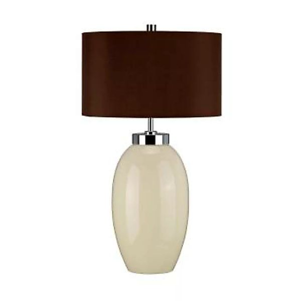 Tischlampe THALIE Creme Porzellan H:58cm Lampe günstig online kaufen