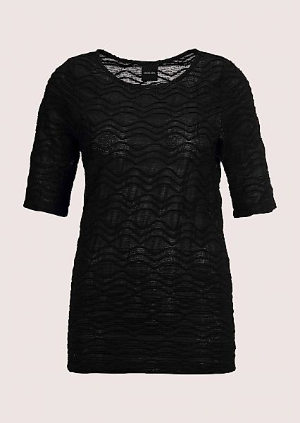 MADELEINE Kurzarmshirt "Shirt Rundhals-Shirt mit Struktur" günstig online kaufen