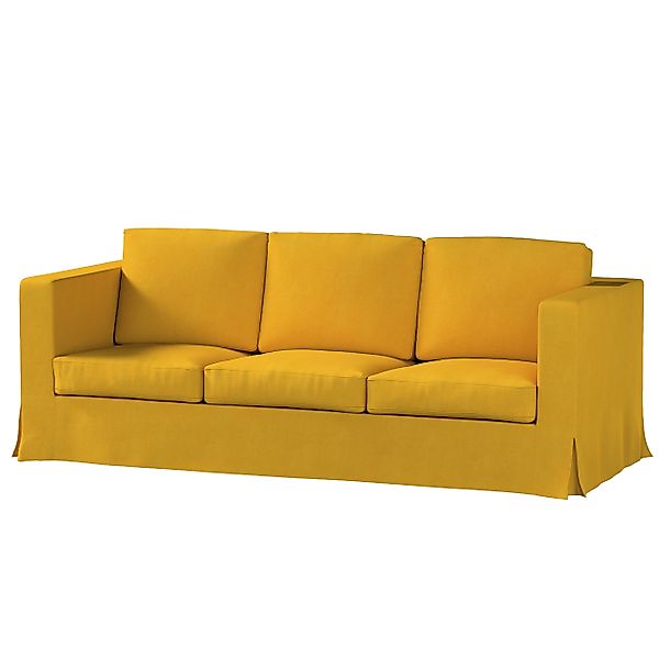 Bezug für Karlanda 3-Sitzer Sofa nicht ausklappbar, lang, senffarbe, Bezug günstig online kaufen