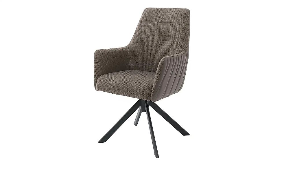 Armlehnstuhl  drehbar Garos ¦ braun ¦ Maße (cm): B: 60 H: 92 T: 65.0 Stühle günstig online kaufen