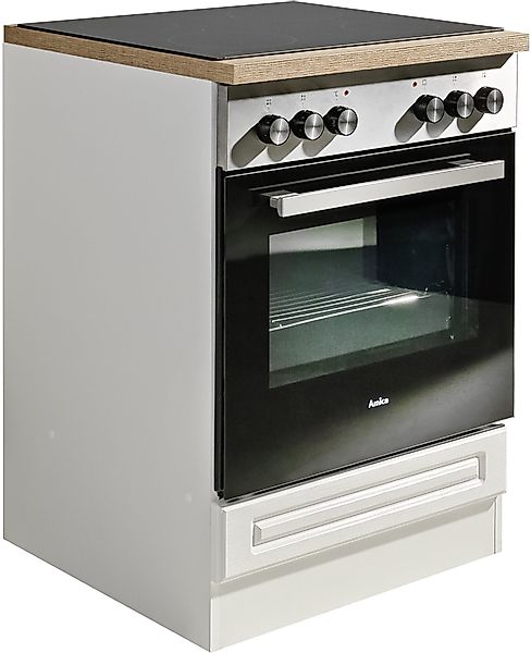 wiho Küchen Herdumbauschrank "Linz" 60 cm breit, in Landhaus-Optik günstig online kaufen