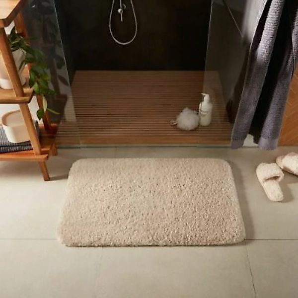 HOME Living Bodenmatten Kuschelflor Teppiche beige Gr. 60 x 90 günstig online kaufen
