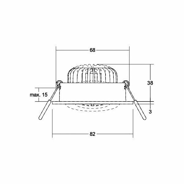 BRUMBERG LED-Spot BB34 on/off Anschlussbox strukturschwarz günstig online kaufen