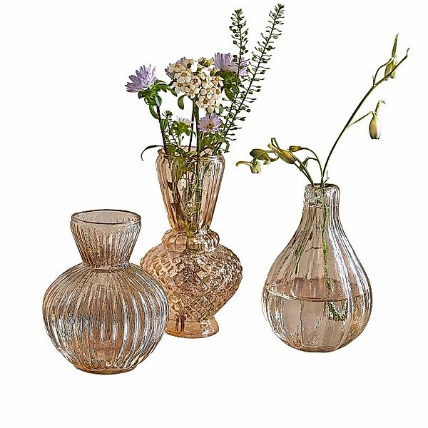 Mirabeau Tischvase Vase 3er Set Faunelle günstig online kaufen