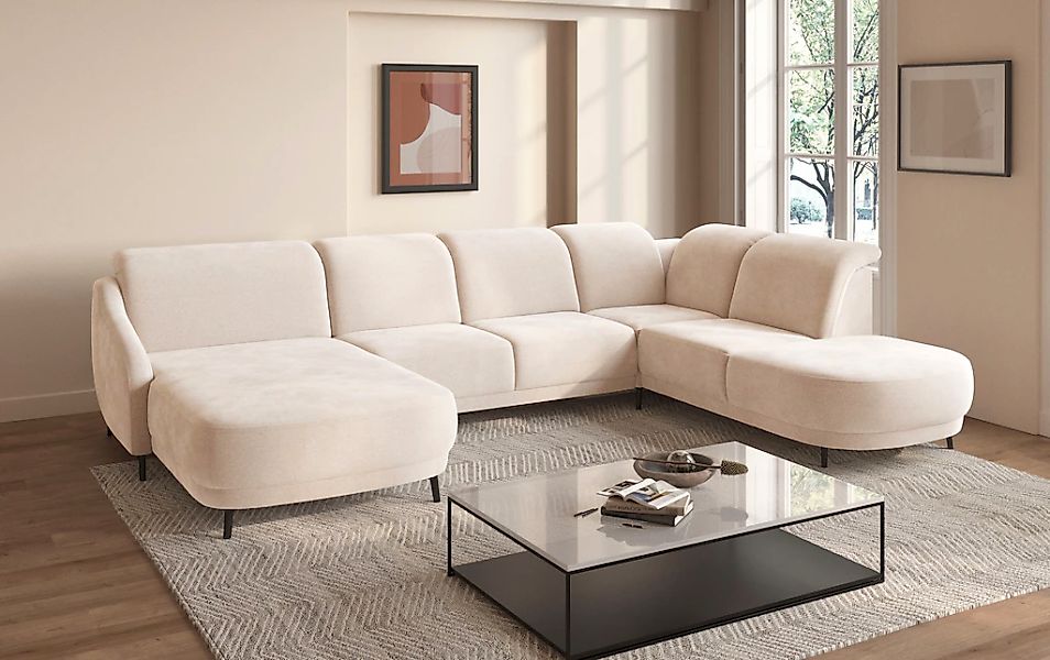 sit&more "Blues U-Form" inkl. Kopfteilverstellung, wahlweise mit Klapptisch günstig online kaufen