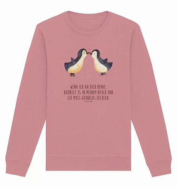 Mr. & Mrs. Panda Longpullover Größe M Pinguine Kuss - Canyon Pink - Geschen günstig online kaufen