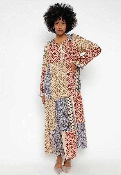 YC Fashion & Style Sommerkleid Boho-Chic Maxikleid aus Baumwolle günstig online kaufen