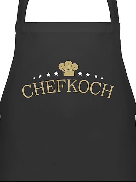 Shirtracer Kochschürze Chefkoch - Hier kocht günstig online kaufen
