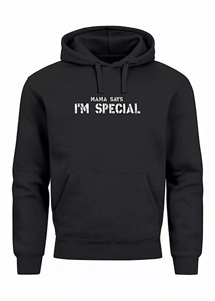 Neverless Hoodie Hoodie Herren Shirt Spruch lustig Mama Says I Am Special I günstig online kaufen