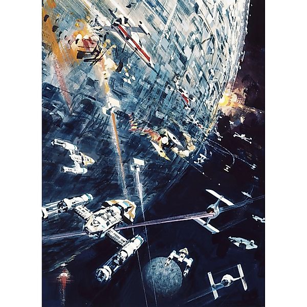 Komar Fototapete Vlies Star Wars Classic Dogfight  200 x 275 cm günstig online kaufen