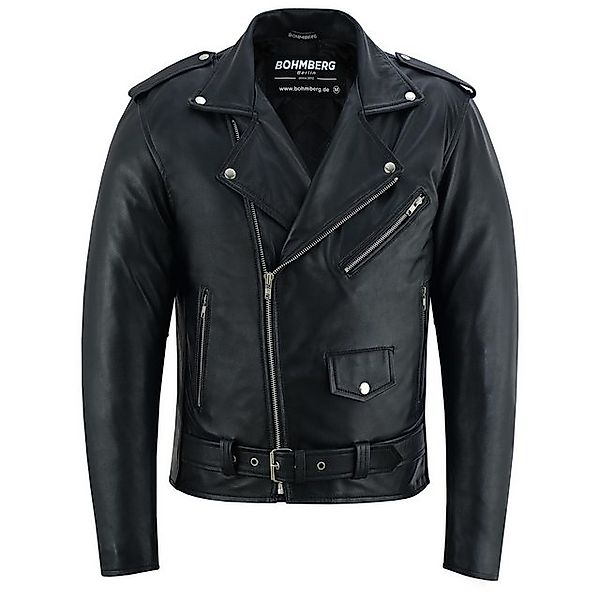 BOHMBERG Lederjacke LEOS Herren Biker-Übergangsjacke aus günstig online kaufen