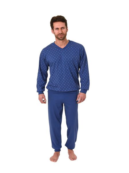 Normann Pyjama Herren Frottee Schlafanzug lang, günstig online kaufen