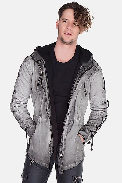 Cipo & Baxx Outdoorjacke "Jacke", mit Kapuze, mit Rückendetail, CJ-183 günstig online kaufen