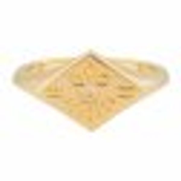 Ring 925 Silber vergoldet Siegelring Raute Tattoo günstig online kaufen