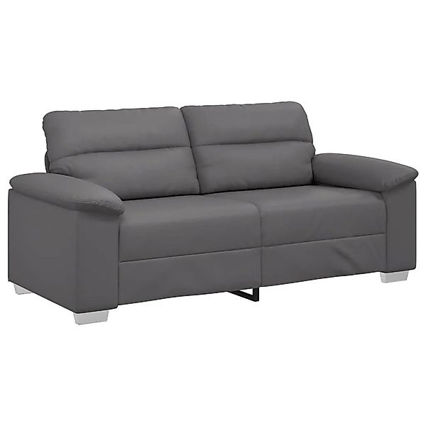 vidaXL 2-Sitzer-Sofa Grau 140 cm Kunstleder 4105340 günstig online kaufen